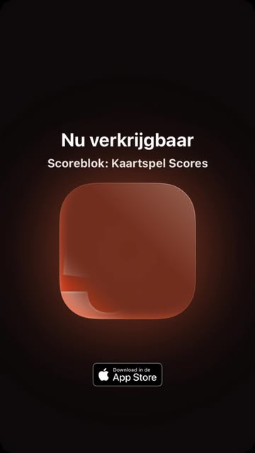 Instagram post: Scoreblok nu verkrijgbaar in de App Store